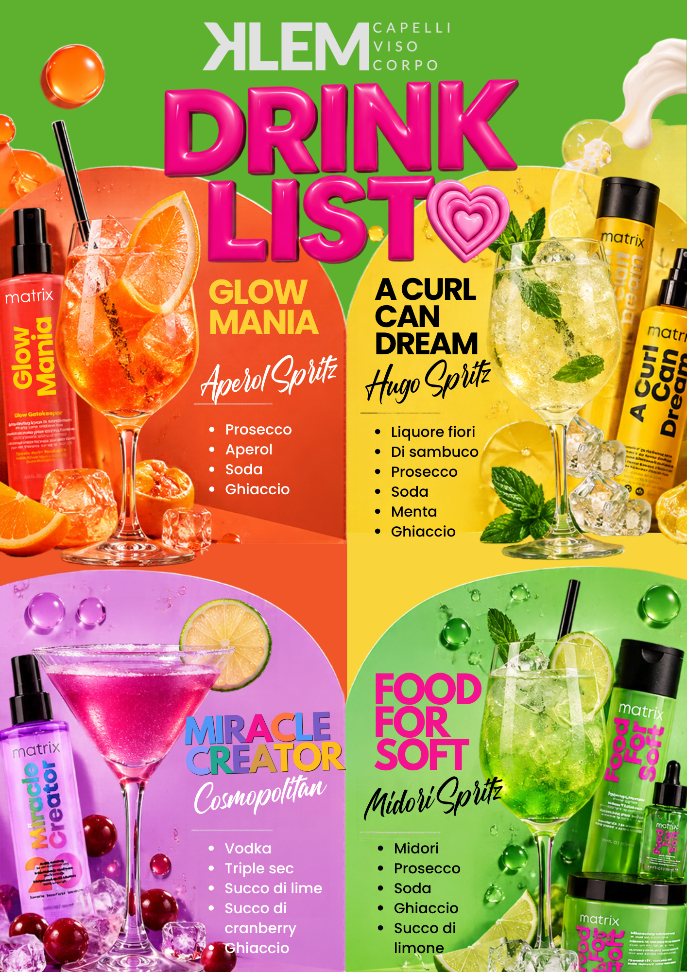 drink list matrix